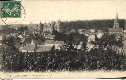 CPA Langeais Vue generale