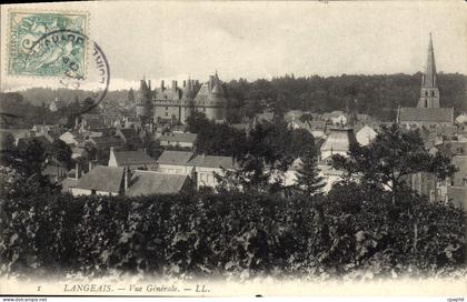 CPA Langeais Vue Generale