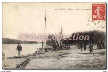 CPA Langon Le Port Sur La