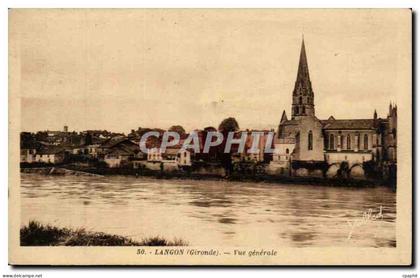 Langon CPA Vue generale