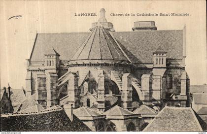 CPA Langres Chevet de la Cathedrale Saint Mammes