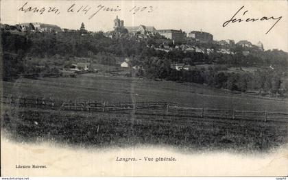 CPA Langres Vue generale