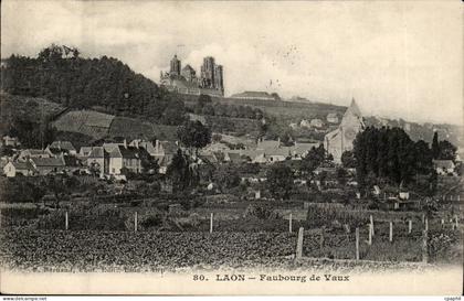 Laon - Faubourg de Vaux - CPA