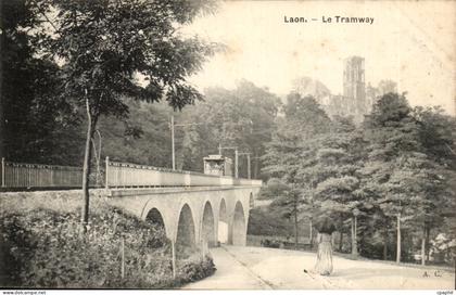 Laon - Le Tramway - CPA