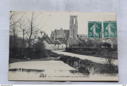 vue sur Larchant, environs de Nemours, Seine et Marne 77
