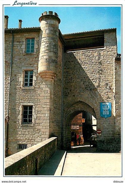 07 - Largentière - Porte des Récollets - Vieilles pierres - CPM - Voir Scans Recto-Verso