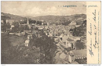 Largentiere : Vue generale