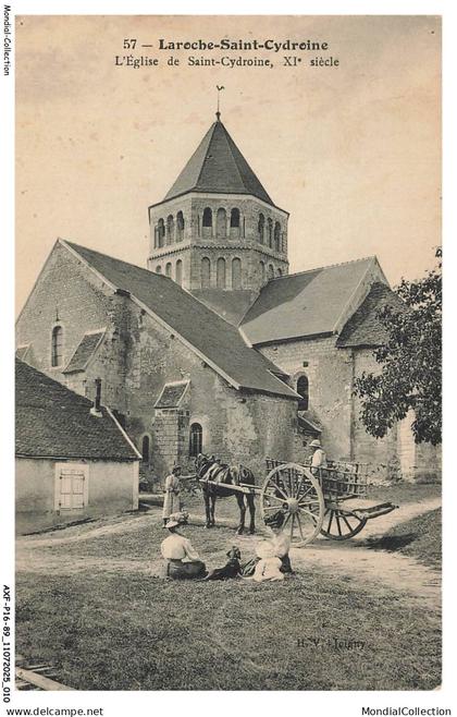 AXFP16-1105-89 - LAROCHE-SAINT-CYDROINE - L'église de saint-cydroine - XIe siecle