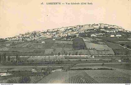 Carte Postale Ancienne - 82 - Lauzerte - Vue Générale - Coté sud - Correspondance - CPA - Voir Scans Recto-Verso - Posca