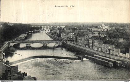 CPA Panorama de Laval