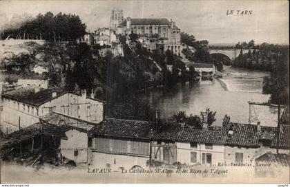 CPA Lavaur Tarn Cathedrale Saint Alain et les Rives de l Agout