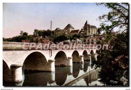 CPA Le Blanc Le Pont Et Le Vieux Chateau