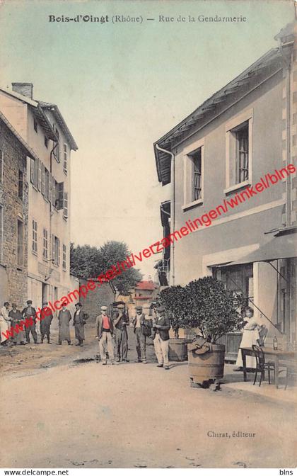 Rue de la Gendarmerie - Le Bois d'Oingt - (69) Rhône