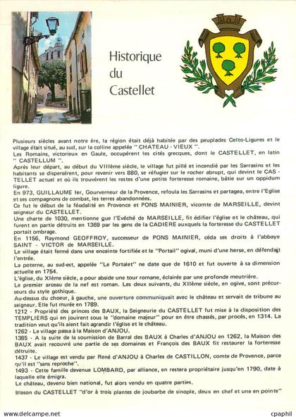 CPM Le Castellet Village Medieval