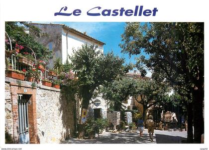 CPM le Castellet Village medieval Promenade dans les rues du village