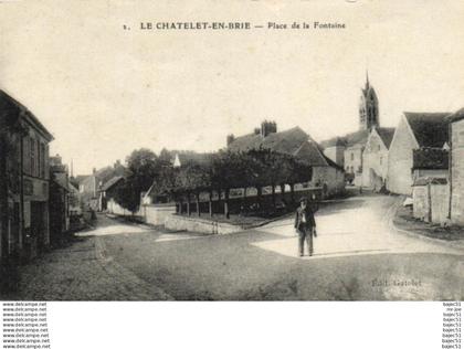 1 cpa Le chatelet en brie