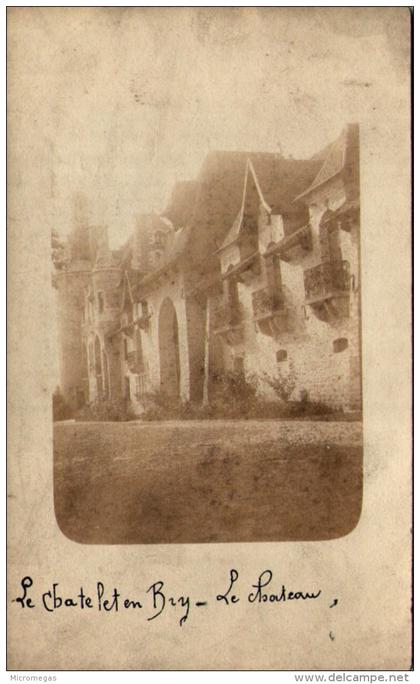 LE CHATELET-en-BRIE - Le Château - Carte-photo