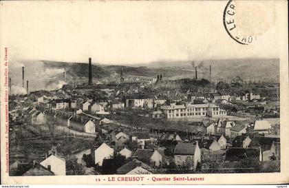 CPA Le Creusot Quartier Saint Laurent