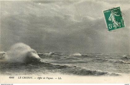 CPA Le Crotoy Effet de Vagues
