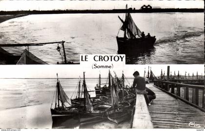 CPSM Le Crotoy Bateaux