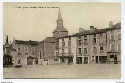 CPA - Carte Postale - France - Le Dorat - Place de la Fontaine - 1927 ( CP5027 )
