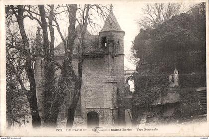 CPA Le Faouet Les Chapelle Saint Barbe Vue Generale
