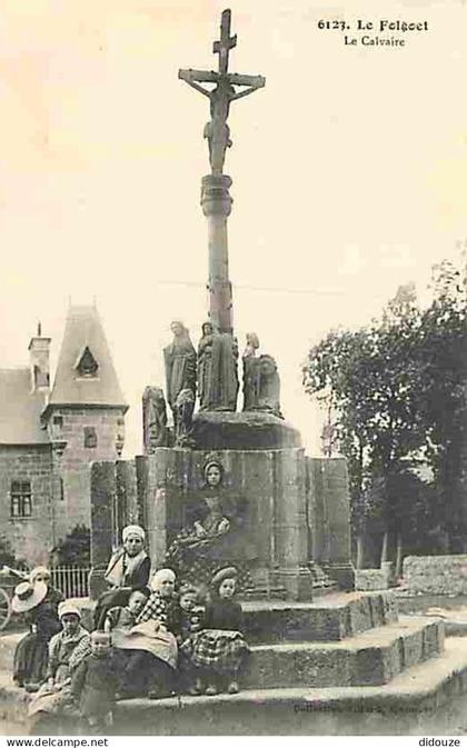 Carte Postale Ancienne - 29 - Le Folgoet - Le Calvaire - Animée - Enfants - CPA - Voir Scans Recto-Verso - Poscard - Car