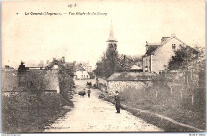 53 LE GENEST - vue generale du bourg