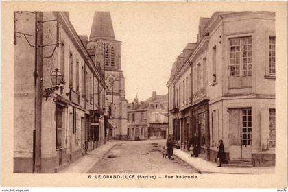 CPA Le Grand Luce Rue Nationale (1429744)