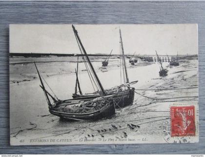 Cpa le Hourdel (80) le port a marée basse
