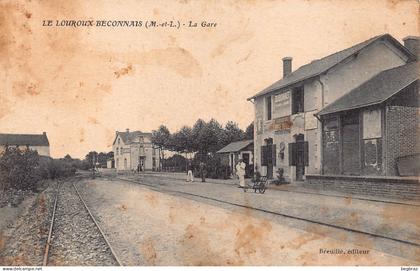 LE LOUROUX BECONNAIS  LA GARE