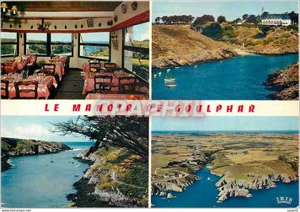 CPM Manoir de Goulphar la salle a manger le petit port de Goulphar