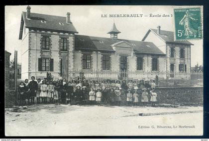 cpa du 61 Le Merlerault , Ecole des Filles   MAR25-12