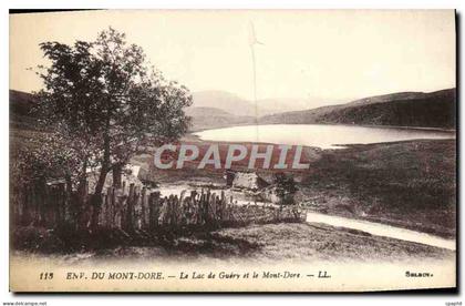 CPA Du Mont Dore Le lac De Guery Et le Mont Dore