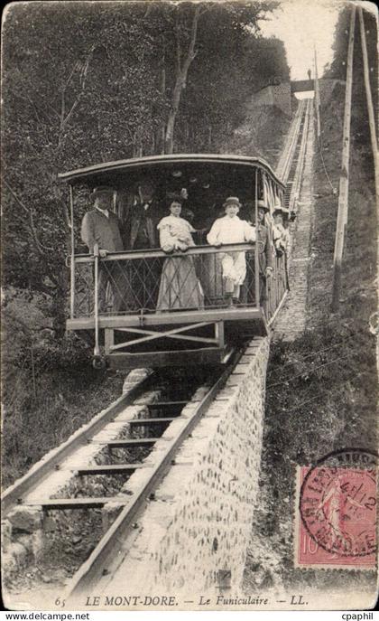 Le Mont Dore - Le Funiculaire - CPA