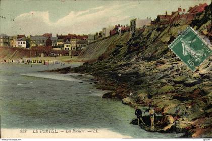 CPA Le Portel Les Rochers