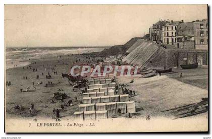 Le Portel - La Plage - CPA