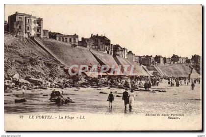 Le Portel - la Plage - CPA