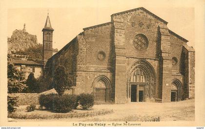 CPA Le Puy en Velay Eglise St Laurent