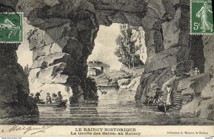 CPA Le Raincy Historique La Grotte Des Bains Au Raincy