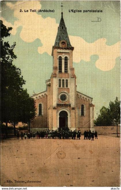 CPA Le TEIL Église paroissiale (660554)