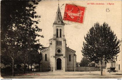 CPA Le TEIL L'Église (660660)