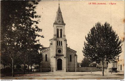 CPA Le TEIL L'Église (660679)