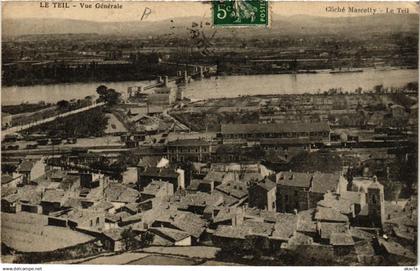 CPA Le TEIL Vue générale (660655)