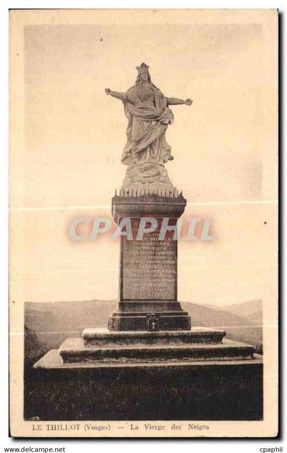 CPA Le Thillot La Vierge des Neiges