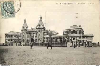 CPA Le Treport Le Casino Poneys
