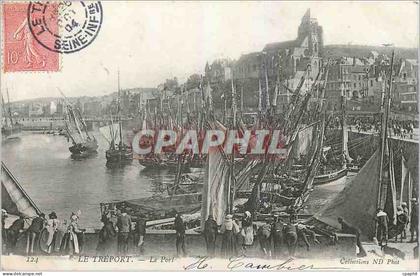 CPA Le Treport Le Port Bateaux