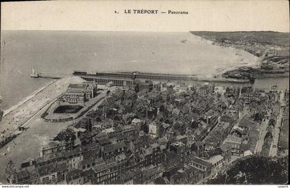 CPA Le Treport Panorama