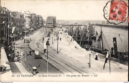 Le Treport - Le Quai Francois I - CPA