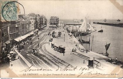 Le Treport - Le Quai Francois I - CPA